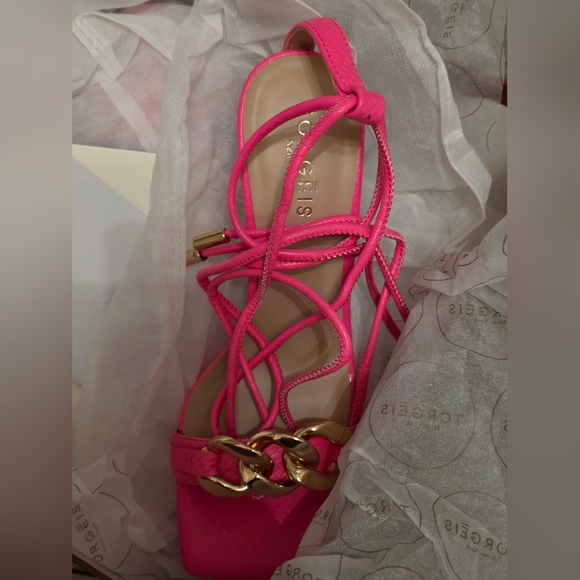 NWT Fuscia Women's Cassava Heels - Picture 11 of 14